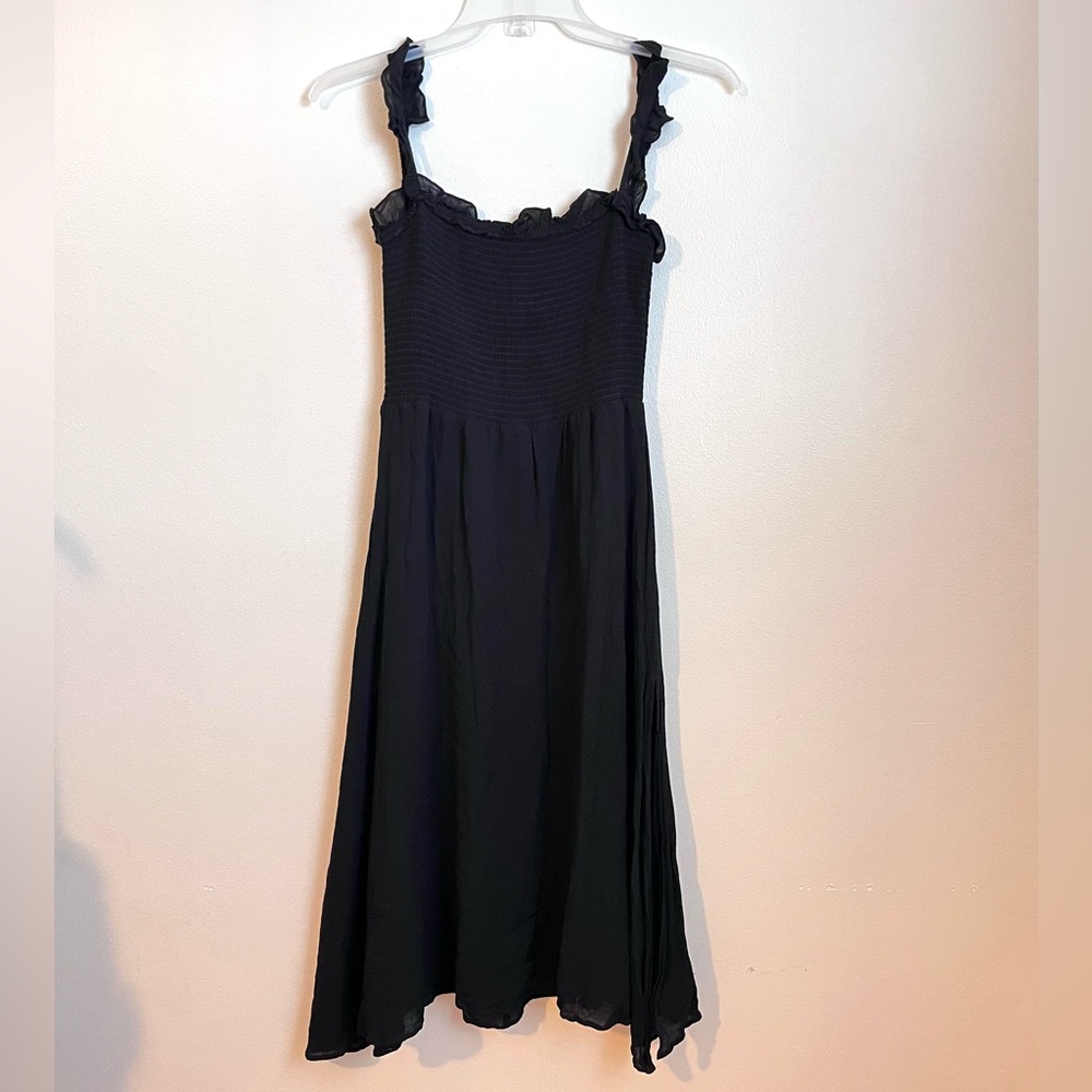 Reformation Siesta Midi Dress in Black